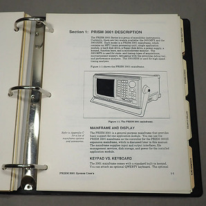 【Tektronix PRISM3001 オシロスコープ ユーザーズマニュアル まとめて】Tek テクトロニクス 操作入門書 取扱説明書 プログラミング 資料の画像4