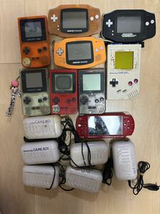 ゲームボーイアドバンス×3カラー×2ポケット×2初代×1 PSP-2000 バッテリーなど