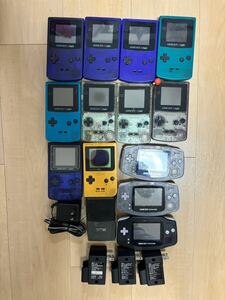  Game Boy color ×9 advance ×3 pocket ×1 adaptor etc. 
