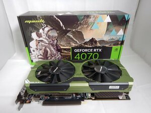 【サイコム】 Manli RTX 4070 12GB GDDR6X (GeForce RTX 4070) @Used@ u0514K