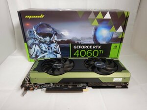 【サイコム】 Manli RTX 4060Ti 8GB GDDR6 (GeForce RTX 4060Ti) @Used@ u0514J