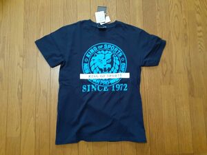 Lサイズ 新日本プロレス Tシャツ ライオンマーク 紺色 しまむら