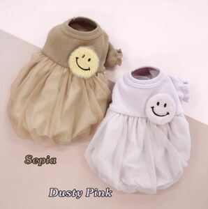 【新品タグ付き】サーカスサーカス WAFFLE BALLOON OP Dusty Pink Lサイズ