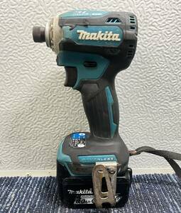 【中古品】makita マキタ TD161D 14.4v 充電式インパクトドライバ 本体＋バッテリーBL1460B 2575