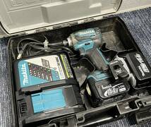 【美品】makita マキタ 充電式 インパクトドライバ TD160DRFX 14.4V バッテリーBL1430B×2個・充電器・ケース付 2430_画像1