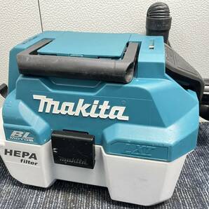 【比較的綺麗】makita マキタ 18V 乾湿両用 業務用 充電式集じん機 VC750D 本体のみ 掃除機 クリーナー 2341の画像1