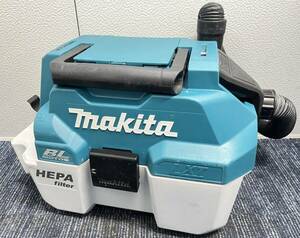 【比較的綺麗】makita マキタ 18V 乾湿両用 業務用 充電式集じん機 VC750D 本体のみ 掃除機 クリーナー 2341