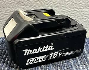 【比較的綺麗】makita マキタ 18V6.0Ah純正リチウムイオンバッテリー BL1860B 2426