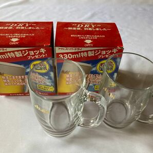 アサヒスーパードライ　ビールジョッキ330ml(非売品)