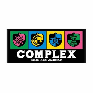 新品未開封★COMPLEX フェイスタオル [エンブレム] 日本一心 吉川 布袋 コンプレックス