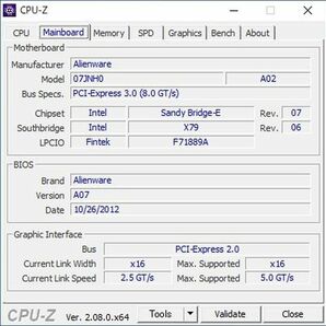 DELL Alienware AURORA R4 マザー 07JNH0 (Intel X79/LGA2011) MicroATXの画像8