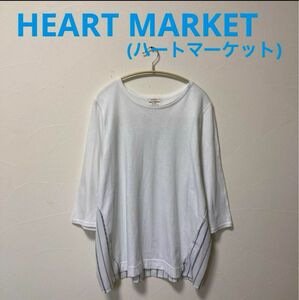 HEART MARKET (ハートマーケット)異素材７部袖カットソー