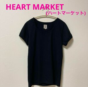 HEART MARKET(ハートマーケット)パフスリーブTシャツ・ブラック