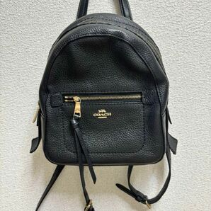 COACH リュック ミニ ブラック系 ブラック リュックサック コーチ