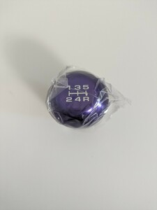 シフトノブ M10×1.25 紫 グラデーション