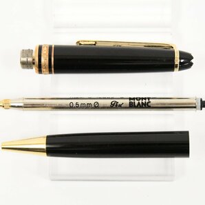 MONTBLANC モンブラン MEISTERSTUCK ブラックxゴールド GERMANY刻印 シャープペン 20777886の画像5