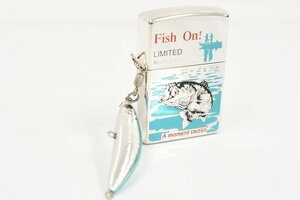 Zippo ジッポー Fish On! LIMITED ルアー付き オイルライター 喫煙具 20794483