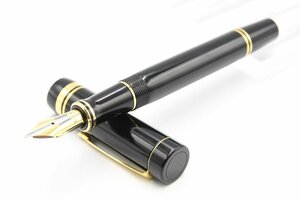 PARKER パーカー DUOFOLD デュオフォールド 初期型 ブラック 18K-750 F 万年筆 20794800