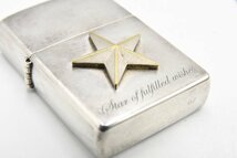 ZIPPO ジッポー Star of fulfilled wishes LIMITED No 0087 スター メタル J 02 喫煙具 箱付き 20795577_画像9