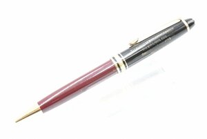 MONTBLANC モンブラン MEISTERSTUCK マイスターシュテュック ツイスト式ボールペン ブラック＆ボルドー 刻印有 20755091