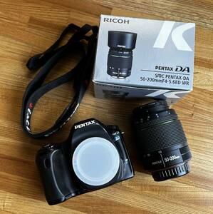 PENTAX ist DS2 камера корпус smc PENTAX-DA 50-200mmF4-5.6ED WR линзы Pentax б/у 