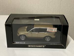 送料無料　Minichamps ミニチャンプス　BMW X5 4.4i 　 1/43 ミニカー　模型