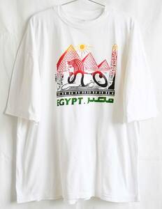  быстрое решение /80's Vintage /s ласты ks& стойка mid /ejipto графика футболка /L соответствует / белый /sun ra/ Africa /neitib/nk-244-11-2