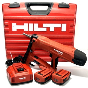 動作良好 HILTI ヒルティ バッテリー式鋲打機 BX 3-ME A22 コンクリートネイラ/留付け 充電器/バッテリー×2/専用ケースの画像1