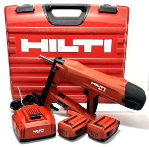 動作良好 HILTI ヒルティ バッテリー式鋲打機 BX 3-ME A22 コンクリートネイラ/留付け 充電器/バッテリー×2/専用ケース