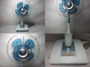  electrification verification a little with defect present condition goods Toshiba TOSHIBA MA 4 sheets wings root Showa Retro electric fan flexible 