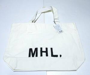 ★ＭＨＬ マーガレットハウエル トートバッグ MARGARET HOWELL ホワイト帆布