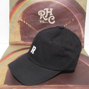 【RHC Ron Herman】ロンハーマン R CAP キャップ 黒 ブラック 