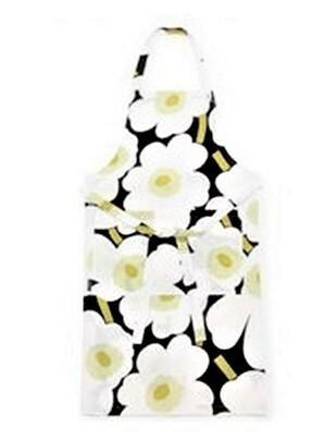 ★Marimekko マリメッコ エプロン ウニッコ ホワイト