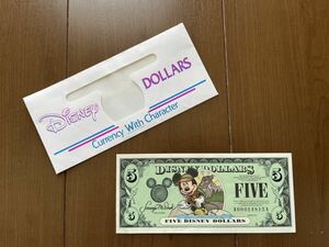  Disney dala-5 dollar .(2001 year version )to leisure Mickey 1 sheets 
