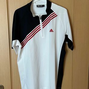 adidas ポロシャツ ハーフジップ