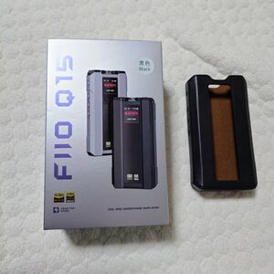 Fiio Q15 ポータブルアンプ ブラック ケース付き