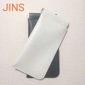 jins　ジンズ　メガネケース　ソフトケース　2点セット