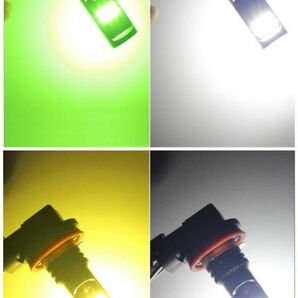 爆光 車検対応 2色切り替え イエロー LED フォグランプ HB4 ポン付け アルファード 10系 後期 ハリアー30系ハイエース200系1型/2型/3型gの画像6