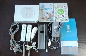 ☆任天堂　Wii （ウィー） RVL-001(JPN) 通電確認済み　中古保管品