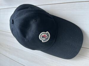 モンクレール　キャップ帽　帽子　正規品MONCLER ベースボールキャップ ブラック 