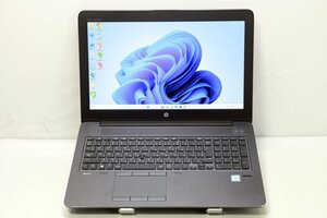 HP Mobile Workstation ZBOOK15G3 Core i7 6700HQ 2.6GHz 16GB SSD512GB Windows11 Microsoft Office付き Bluetooth 3ヶ月保証 wn8119