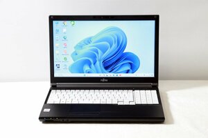 富士通 LIFEBOOK A7510/D Core i7 10610U 1.80GHz 8GB SSD512GB DVDSマルチ Win11 Bluetooth カメラ HDMI 3ヶ月保証 wn8357