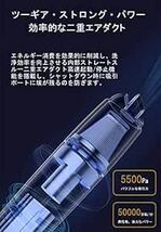 ハンディクリーナー コードレス ハンディ 掃除機【超軽量 300g/ 小型/コードレス/ 5500Paの吸引力/ USB充電】一台_画像2