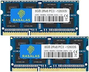 16GB DDR3 1600MHz PC3-12800 8GB×2枚 12800S ノートPC用メモリ SODIMM RAM CL