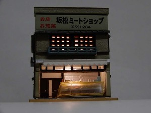 * N gauge structure lighting attaching store *