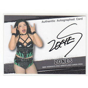 BBM 2024 女子プロレス ZONES 99枚限定 直筆サインカード WOMAN'S PRO-WRESTLINGの画像1