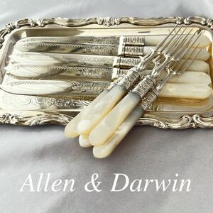 【Allen & Darwin】【白蝶貝】パストリーセット10本 マザーオブパール