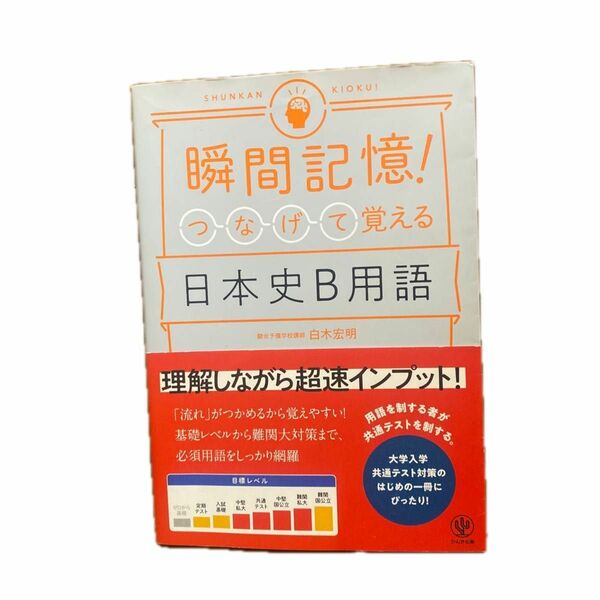 【未使用】瞬間記憶！つなげて覚える日本史Ｂ用語 白木宏明／著