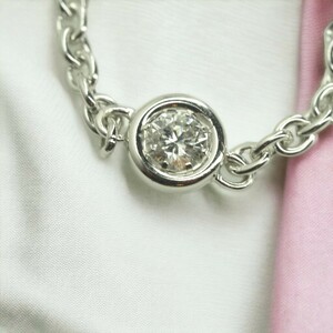 Christian Dior クリスチャンディオール　ミミウィダイヤチェーンリング　指輪　750WG ダイヤ直径5.4mm(枠込み)