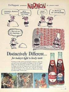 1965年ドクターペッパー楽しい風味と軽快な気分/ヴィンテージ雑誌広告オリジナル・ポスター